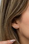 Heliophilia Silver Pendientes de Plata de Ley 925 con Baño de Oro Rosa y Circón